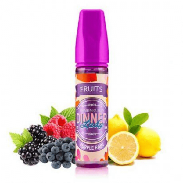 PURPLE RAIN 50ml Shortfill E-Liquid by Dinner Lady